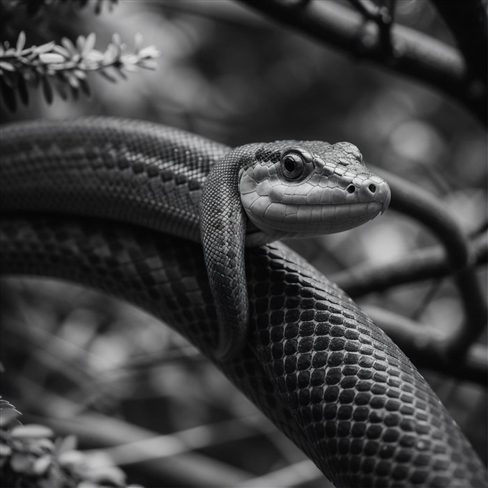Serpent gris et noir : caractéristiques, habitat et rôle écologique