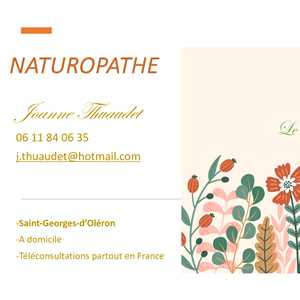 Joanne Thuaudet, un naturopathe à Les Sables-d'Olonne